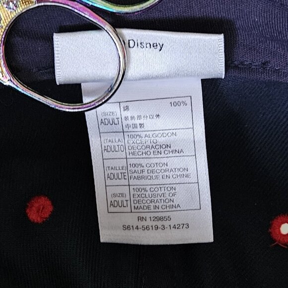 Disney Parks Snapback Hat Adult Unisex Baseball Cap Mickey Mouse OS Cotton Boho - Picture 16 of 16